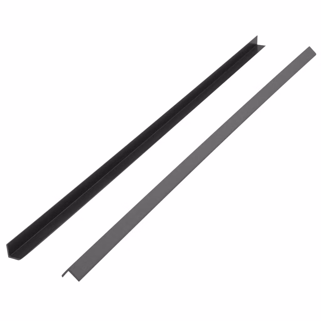 Berkfield Home 5 Piece Grey WPC Decking Angle Moulding Trims, 170 cm – 2