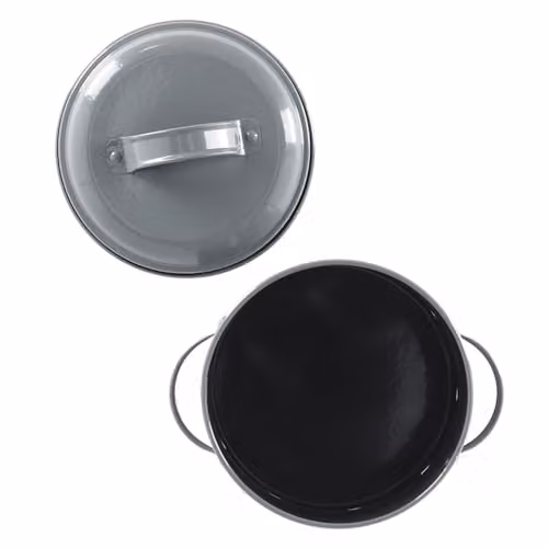Esschert Design Anthracite and Grey Metal Onion Storage Jar – 2