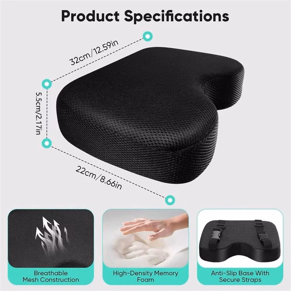 Nordara Resistance Rowing Machine Seat Cushion Pad in Black, W: 100 cm, D: 100 cm – 2