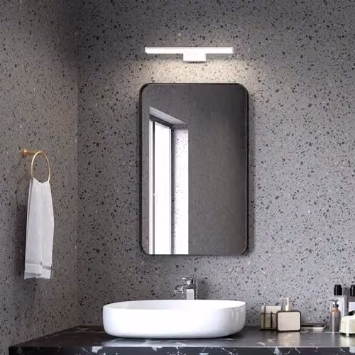 CGC Lighting Tani White LED Bathroom Wall Light, IP44, 4000k, 8W, 640 Lumens – 3