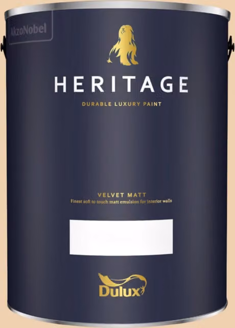 Dulux Trade Heritage Matt Dispersion Paint in DH Stone, 5 l