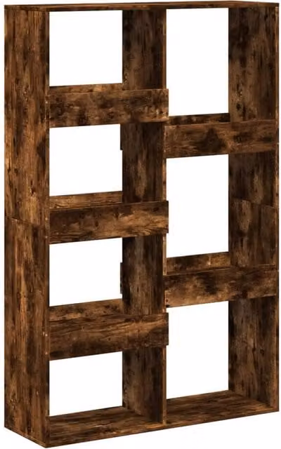Berkfield Home Smoked Oak Room Divider in Brown, W/D/H: 100 x 33 x 155.5 cm – 1