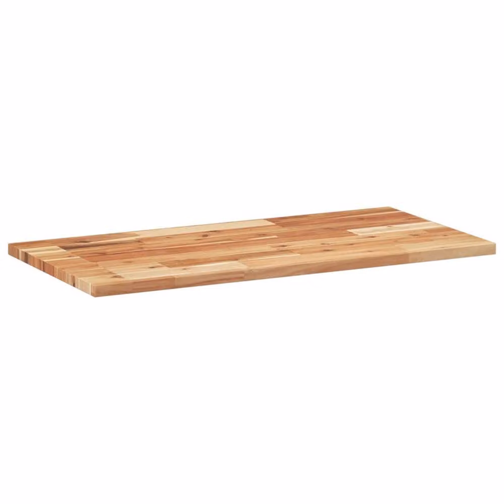 Berkfield Home Set of 2 Floating Wall Mounted Acacia Wood Shelves, Brown, W/D/H: 60 x 40 x 2 cm – 2