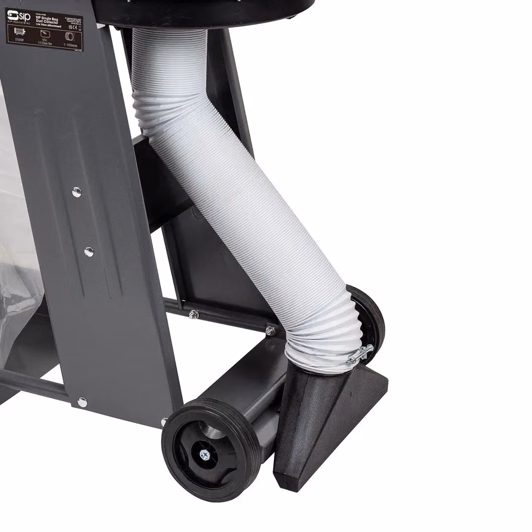 SIP Single Bag Dust Collector with Attachments, Silver and Multicolour, L148.0 x W90.0 x H58.0 cm – 4