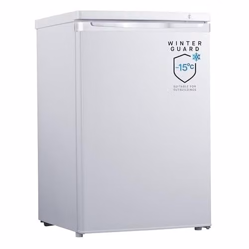 Teknix UC55F5W White Freestanding Undercounter Upright Freezer with 91 Litre Capacity and 4 Star Rating