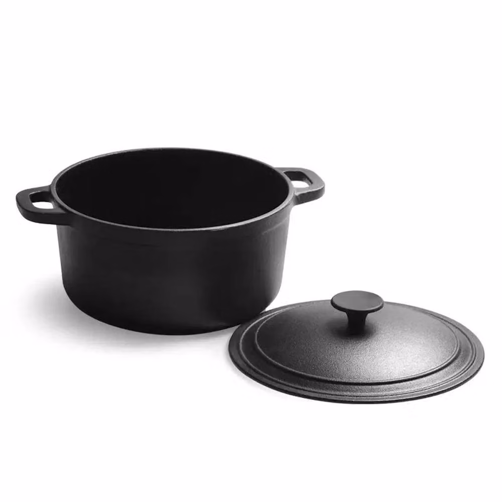 SPETLEK 6L Cast Iron Casserole Pan Black, W/D/H: 100 x 15 x 15 cm – 3