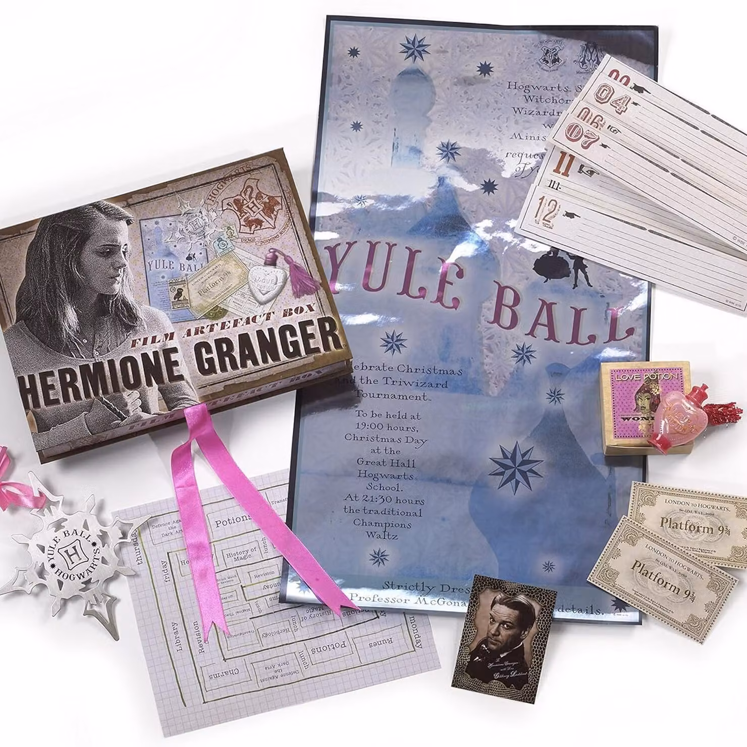 Noble Collection Hermione Granger Artefact Box in Pink – 2