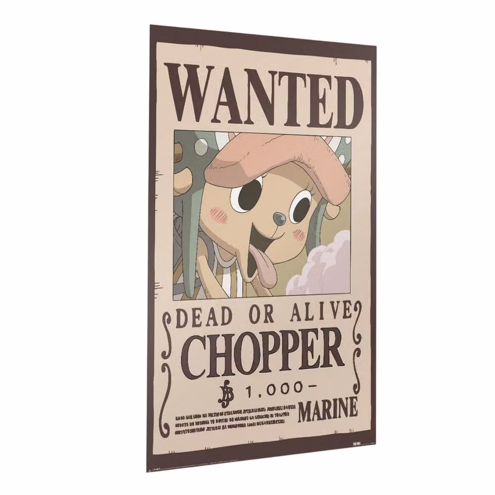 One Piece Tony Tony Chopper Wanted Paper Poster, Multicolour – 2