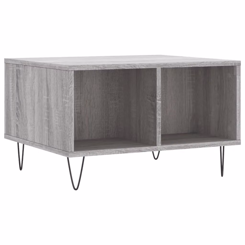 Berkfield Home Grey Sonoma Coffee Table, W: 60 cm, D: 50 cm, H: 36.5 cm – 2