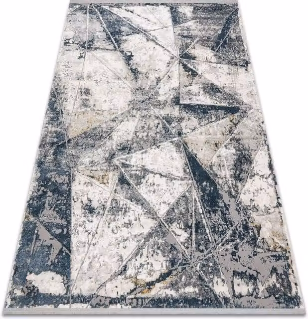 RugsX Tuls Abstract Modern Rug in Beige and Grey, W: 80 cm, L: 150 cm