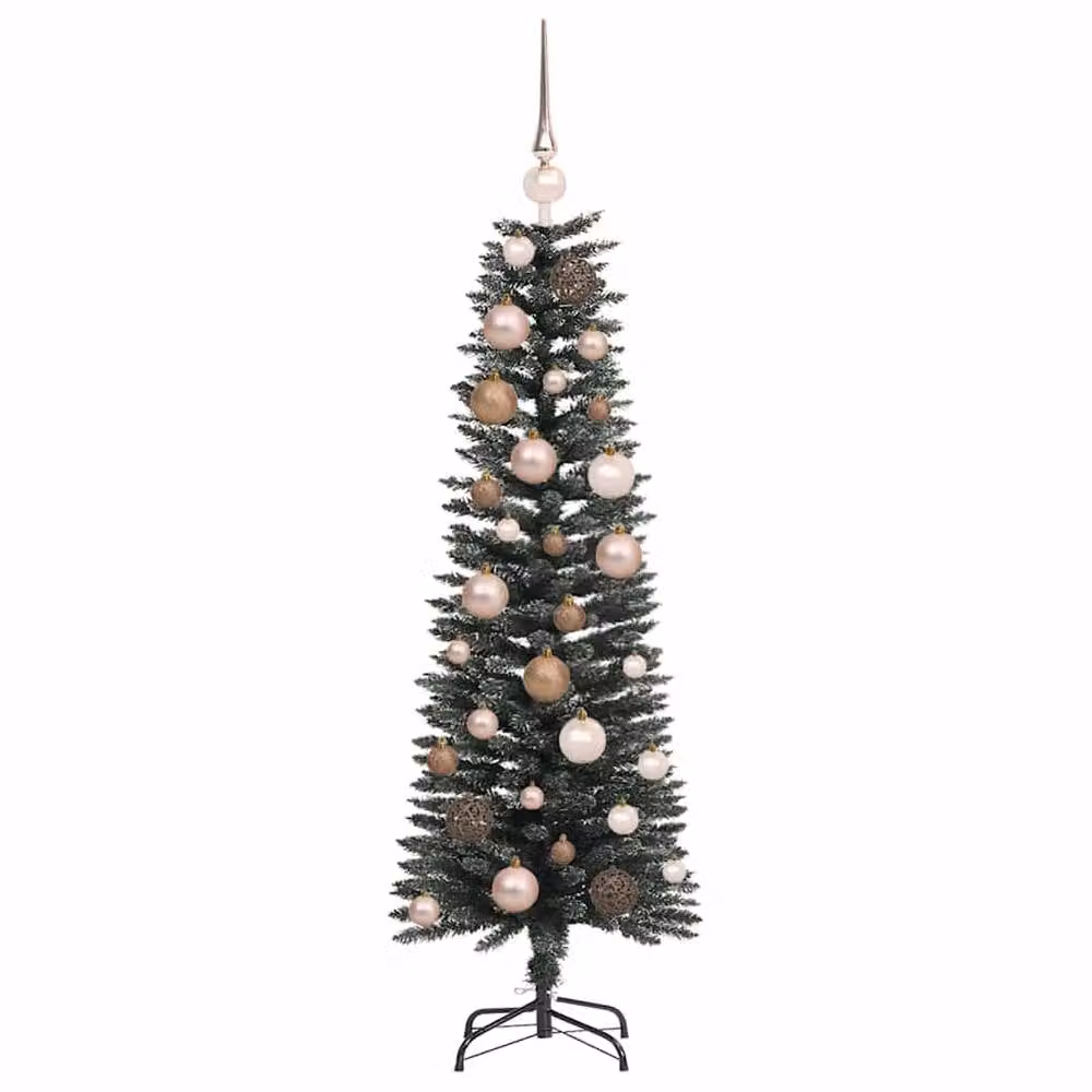Berkfield Home Elegant Green Tabletop Artificial Christmas Tree with Stand, H 120 x W 40.5 x D 40.5 cm – 4