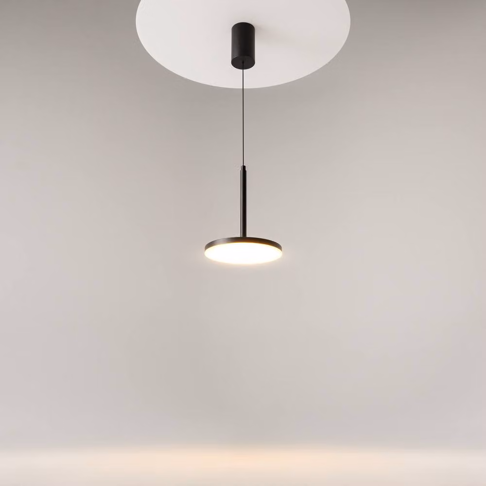 Netlighting Plato LED Pendant Ceiling Light in Black, 700lm, 3000K – 2