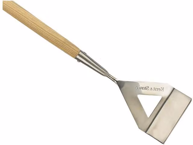 Kent & Stowe Stainless Steel Long Handled Dutch Hoe with Wood Handle in Beige – 2