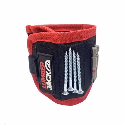 Lumberjack Magnetic Tool Wristband in Red – 3