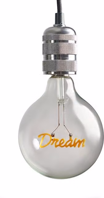 ValueLights Vintage Dream E27 Glass Globe LED Bulb, 40W, Clear, 3000K Warm White, 160lm