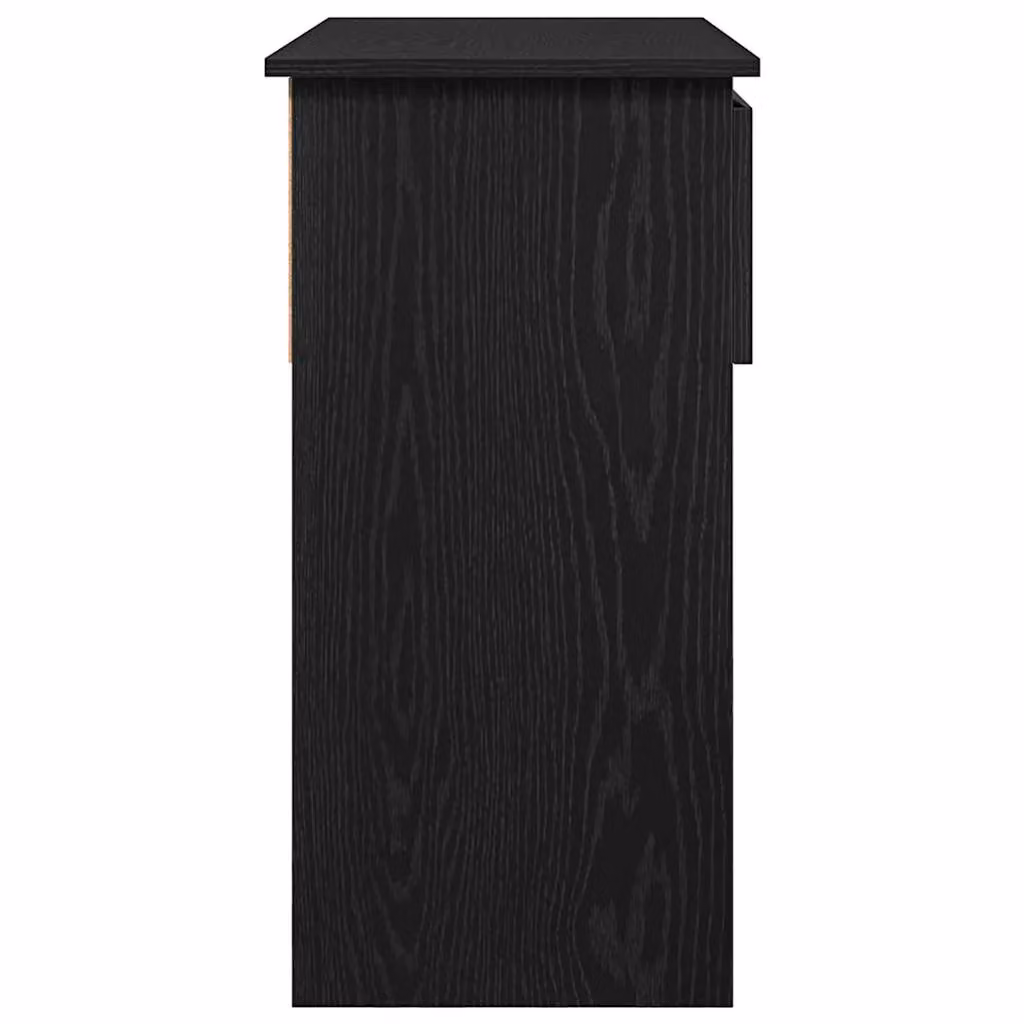 Berkfield Home Modern Black Console Table with Drawers W: 85.5 cm, D: 38.5 cm, H: 74.5 cm – 3