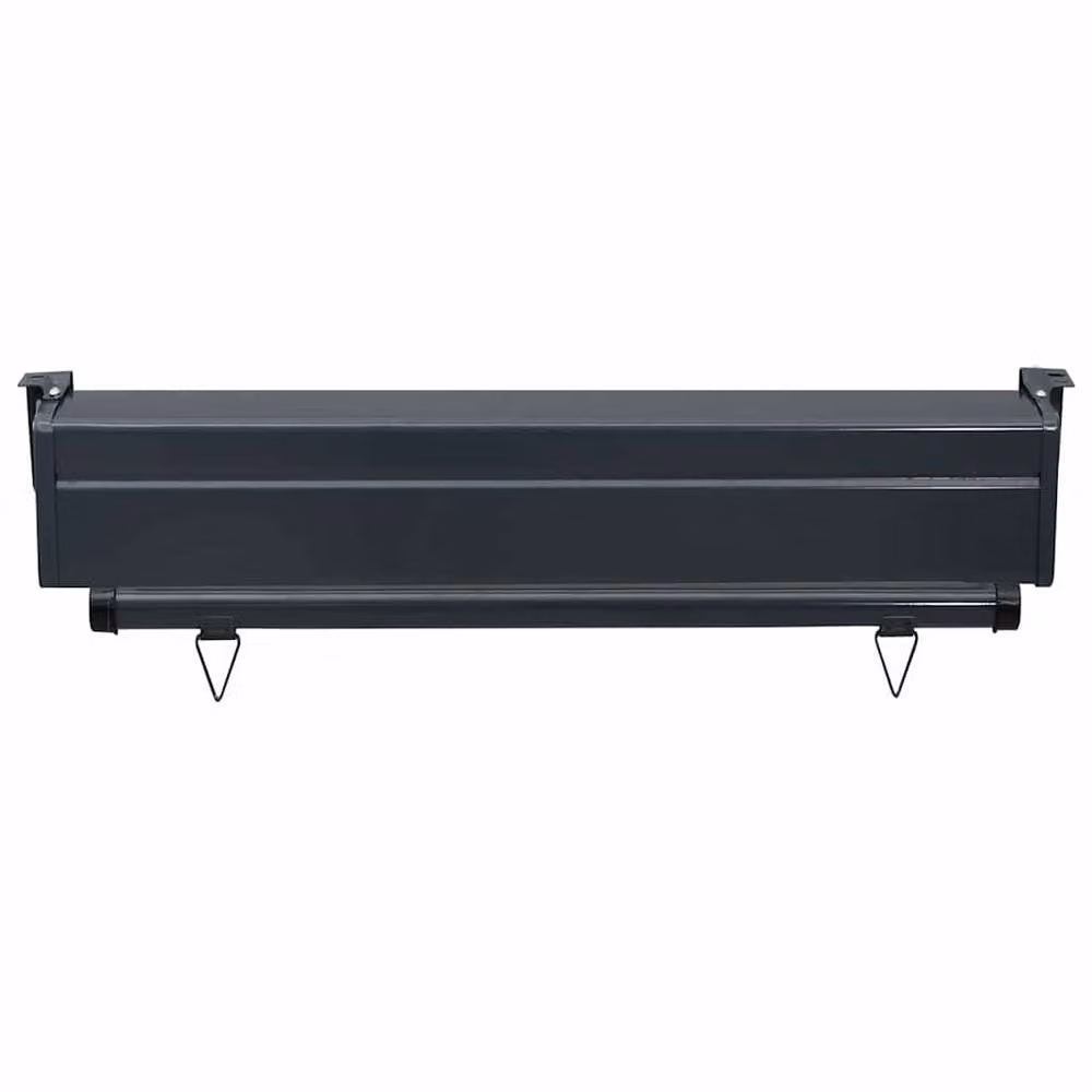 Berkfield Home Stylish Brown Balcony Side Roller Awning, W: 85 cm, H: 250 cm – 3