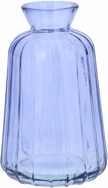 Kingsbury Gifts Carmen Bottle Bud Vase in Purple Glass