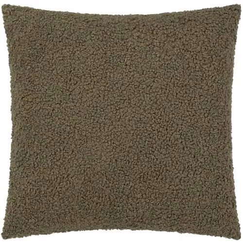 Yard Cabu Square Polyester Filled Cushion in Beige, W/D/H: 55 x 55 x 55 cm