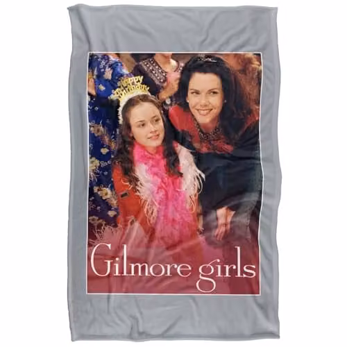 Warner Bros. Gilmore Girls Rory's Birthday Super Soft Fleece Throw Blanket, Multicolour, W: 91 cm, D: 147 cm