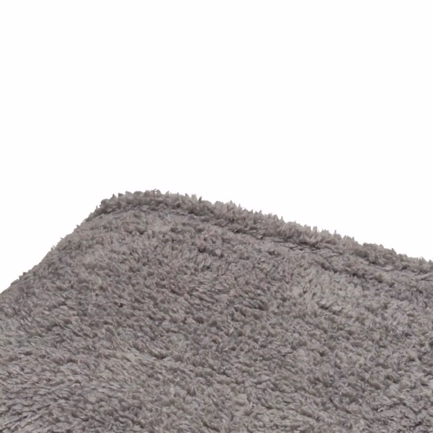 Ribbon Grey Teddy Fleece Throw W/D: 170 x 130 cm – 2