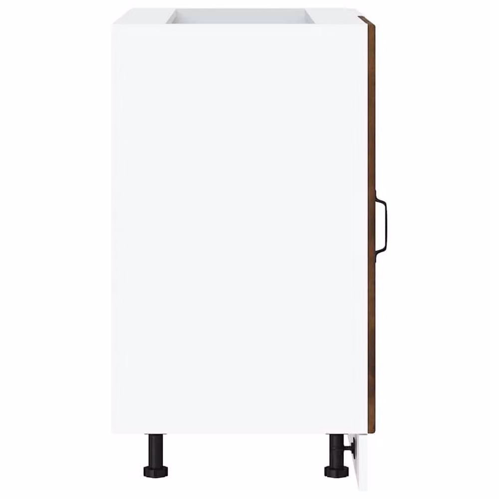 Berkfield Home Modern Freestanding Kitchen Sink Unit in Smoked Oak Brown – 2