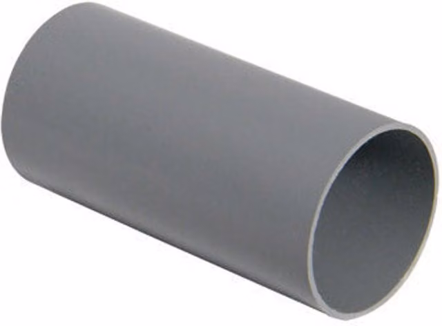 FloPlast Round 50mm Downpipe 2 Metre Grey for MiniFlo Gutter Systems