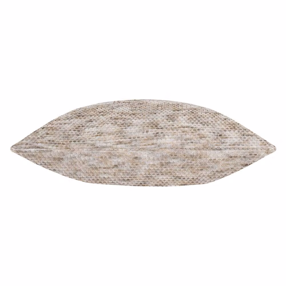 Yard Malvern Square Chenille Cushion in Beige and Grey, W/D/H: 45 x 45 x 45 cm – 2