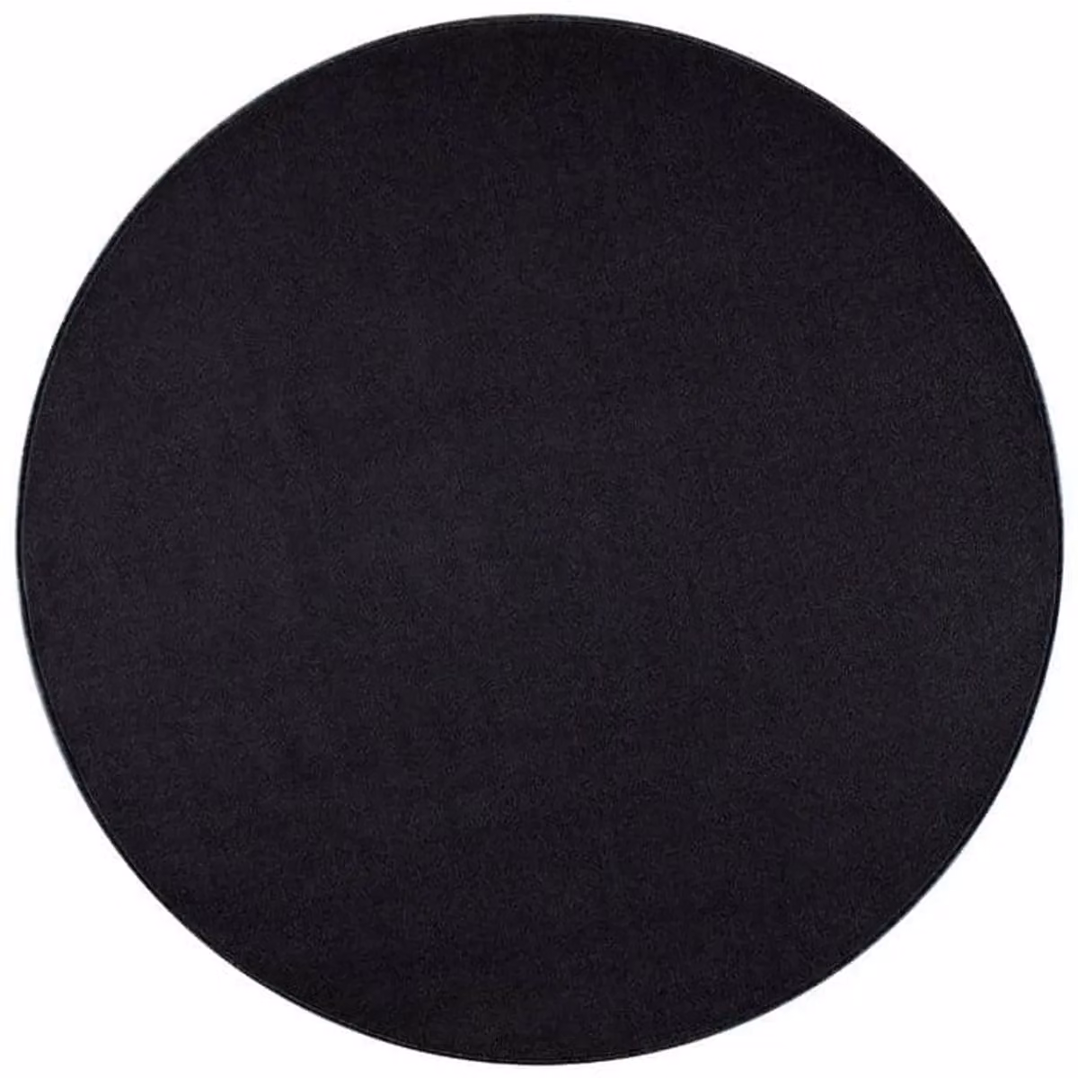 THE RUGS Plain Design Polypropylene Rug in Black, W: 300 cm, D: 200 cm, Pile Height: 0.85 cm – 4
