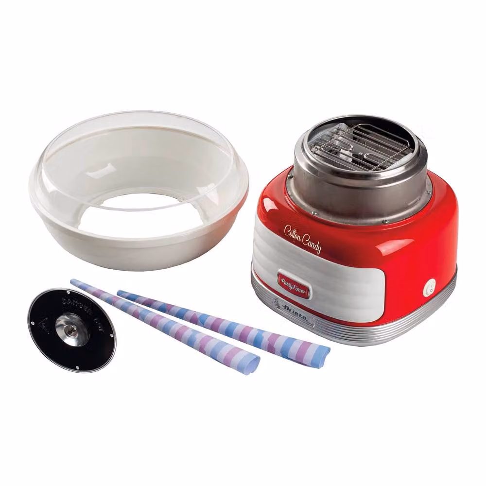Ariete Retro Style Candy Floss and Popcorn Maker Set, Red – 3