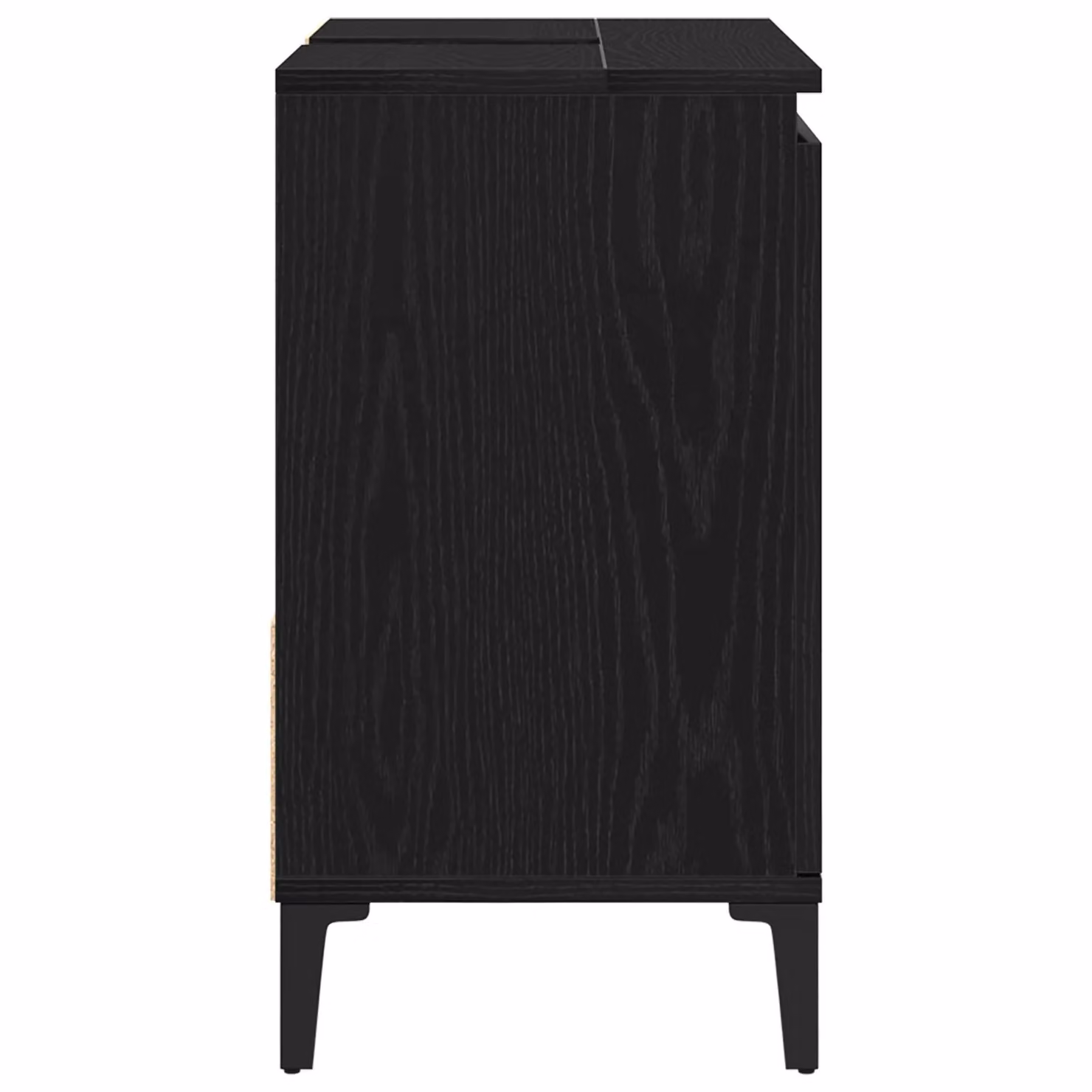 Berkfield Home Black Oak Sink Cabinet, W/D/H: 65 x 33 x 60 cm – 6