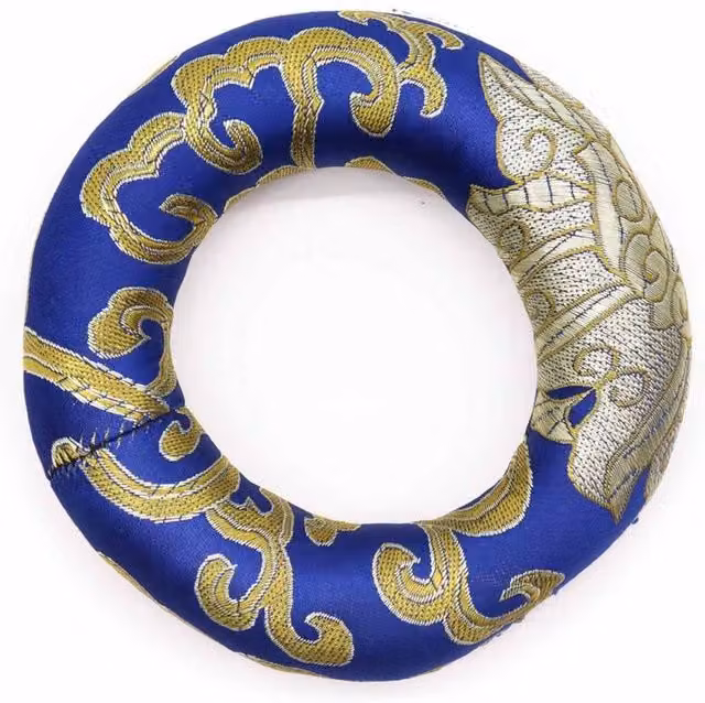 KDMD Blue Hoop Cushion 10cm for 12-14cm Singing Bowls