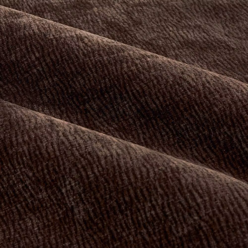 Yard Heath Brown Washed Velvet Eyelet Curtain Pair, Width: 229 cm, Drop: 137 cm – 4