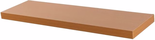 Harbour Housewares Modern Floating Wall Shelf, Brown, W: 80 cm – 7
