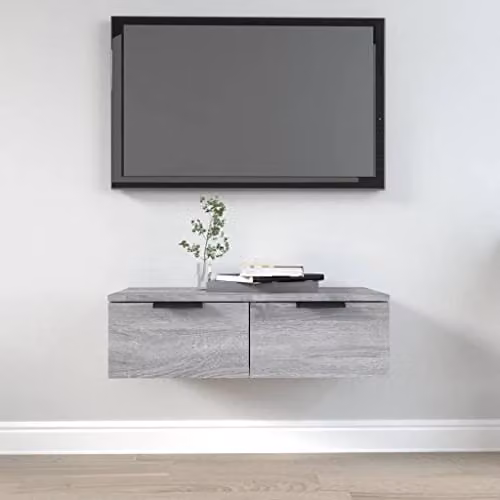vidaXL Wall Cabinet in Grey, W/D/H: 68 x 30 x 20 cm – 2