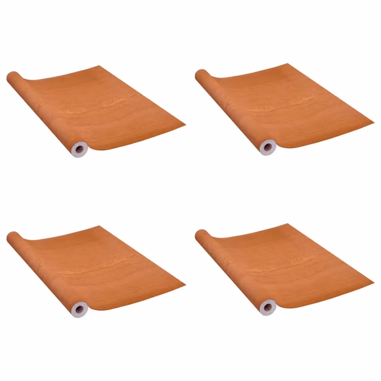 Berkfield Home Self-adhesive PVC Furniture Film, 2 Pack, Light Oak Brown, W: 90 cm x L: 500 cm