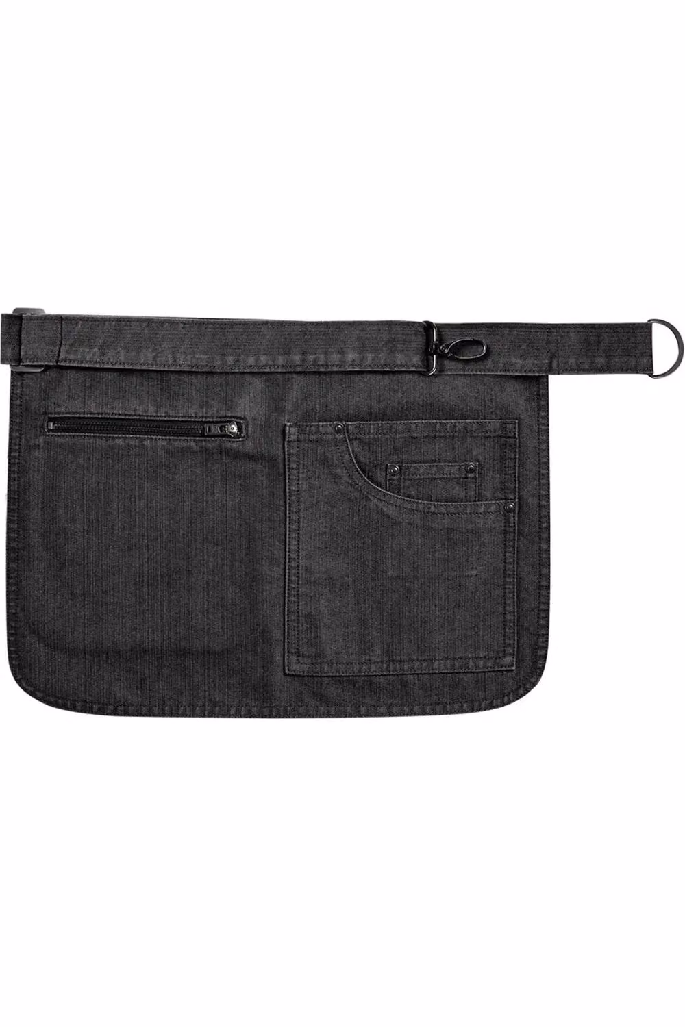 Premier Metro Hip Apron in Black Poly-Cotton – 2
