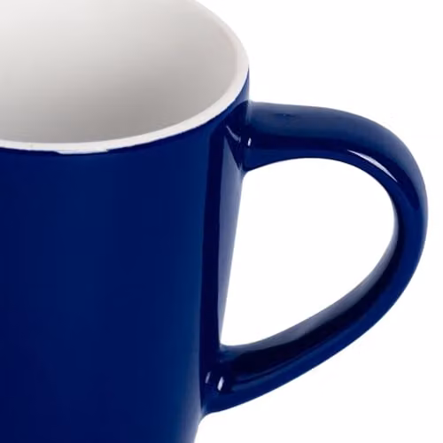 Argon Tableware Blue Stoneware Coffee Mugs, 350ml, Pack of 6 – 3