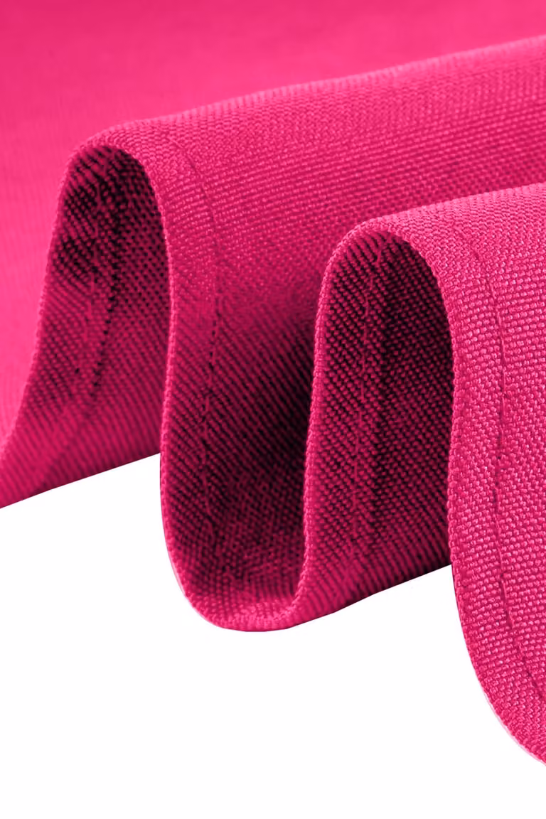 Neel Blue Reusable Polyester Table Napkins, 10 Pack, Pink, 50 x 50 cm
