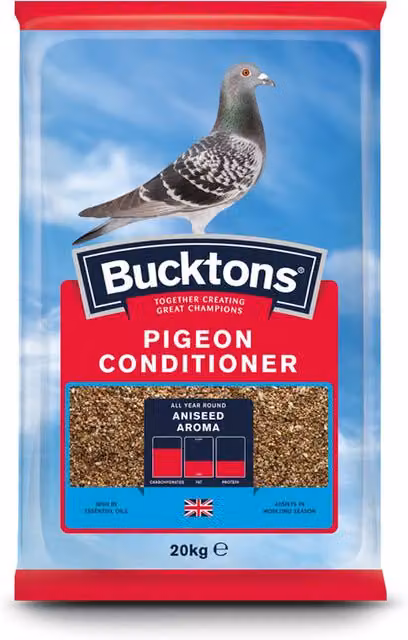 Bucktons Pigeon Conditioner 20kg, Brown and Multicolour