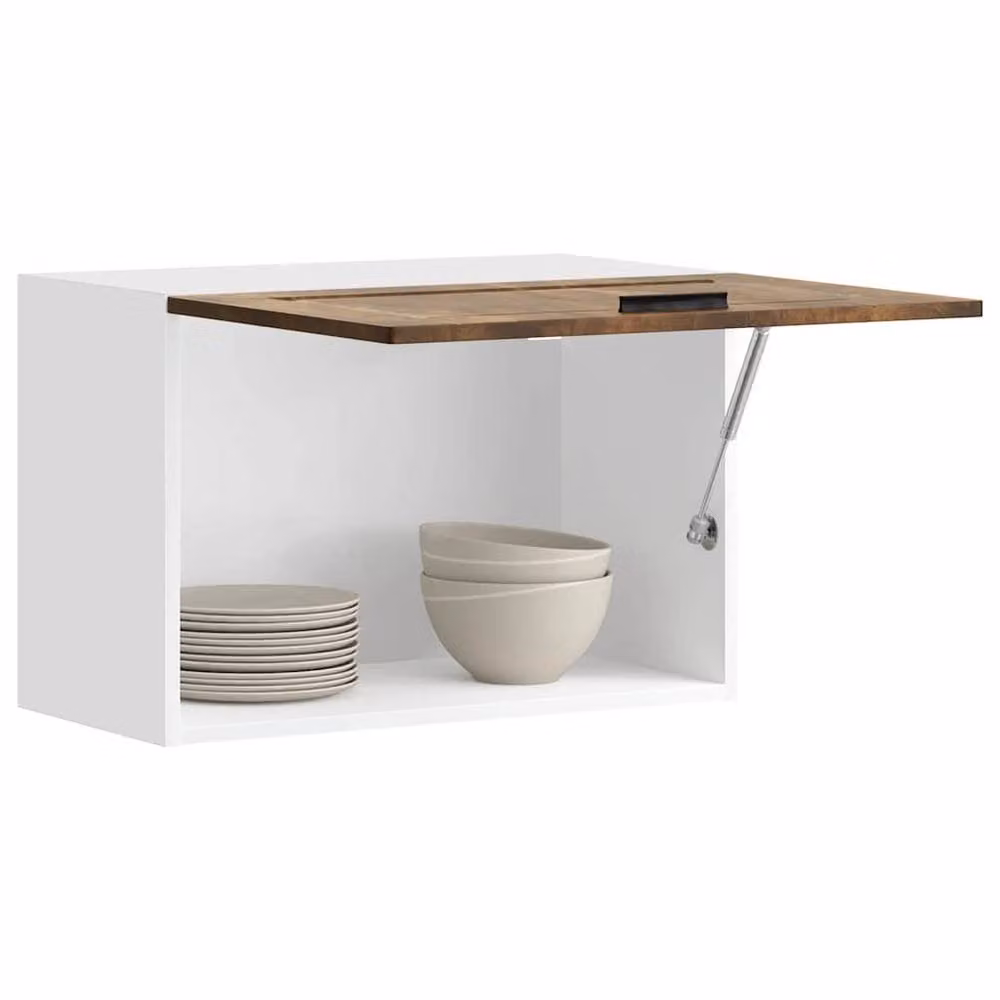 Berkfield Home Porto Smoked Oak Kitchen Wall Cabinet in Brown – 2