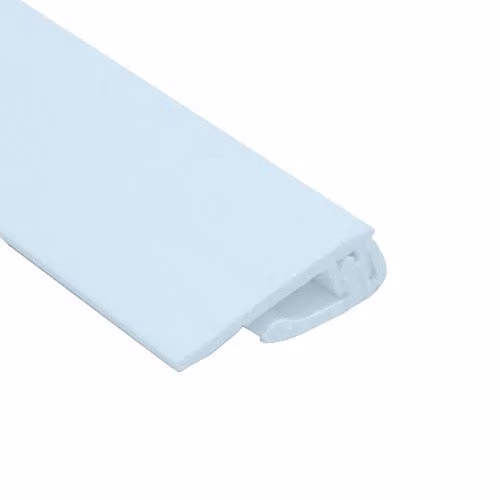 AM Clad Antimicrobial PVC Hygiene Cladding Two Part Edge Trim, Blue, 3m