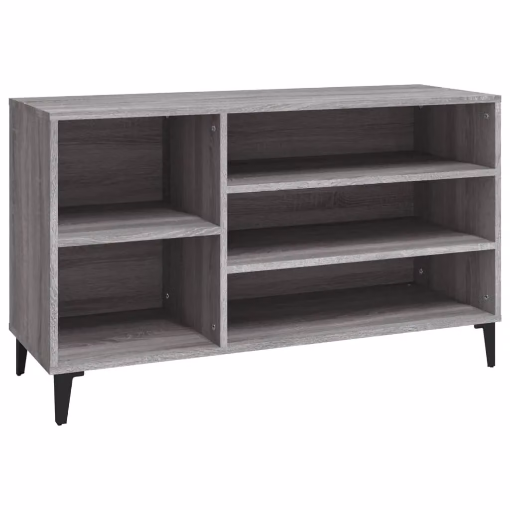 Berkfield Home Grey Sonoma Shoe Cabinet with Integrated Seat, W/D/H: 102 x 36 x 60 cm – 2