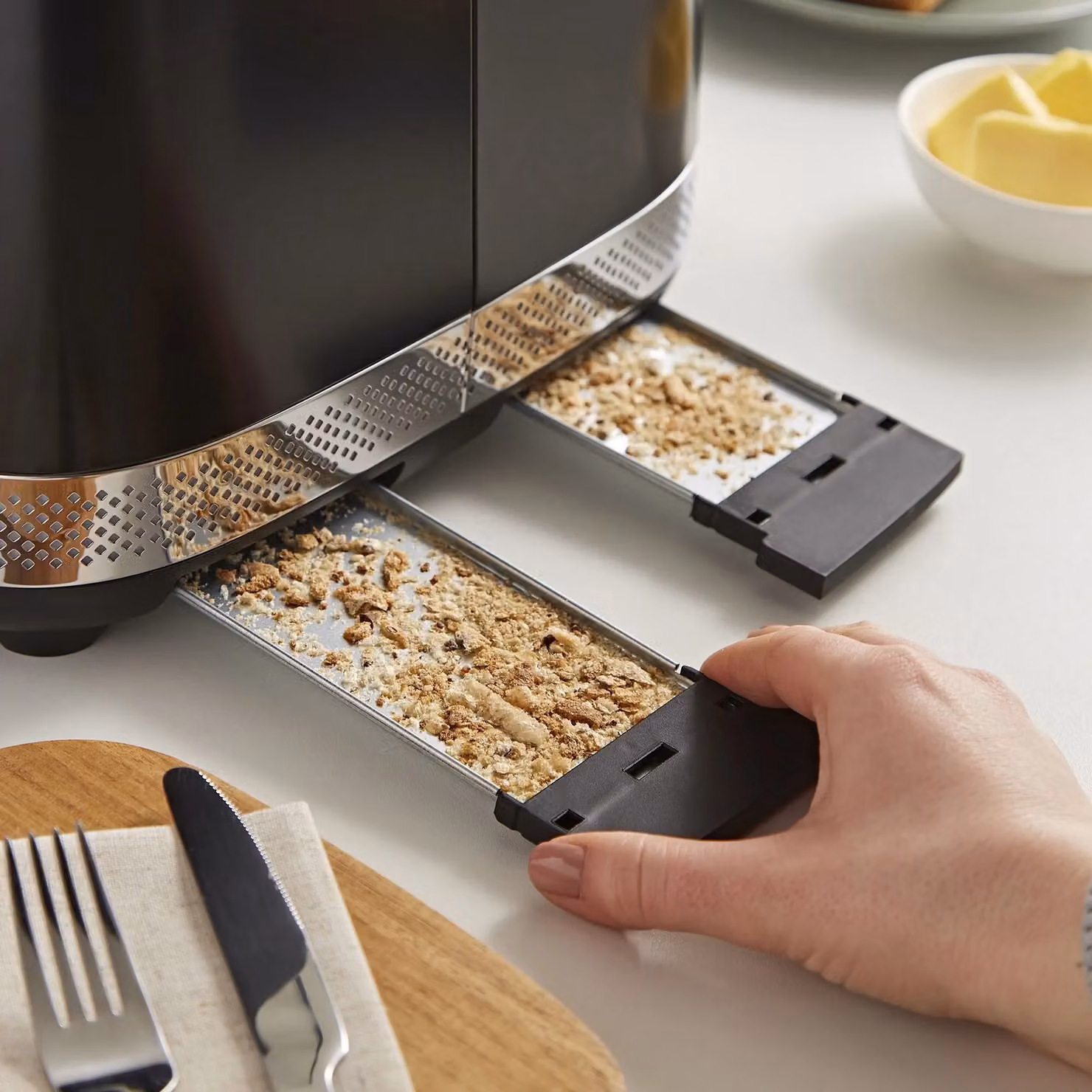 Morphy Richards Illumination 4-Slice Toaster in Black – 5