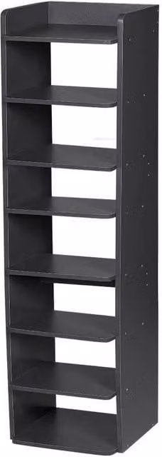 Kelvenix 8 Tier Shoe Storage Rack Cabinet in Black – 1