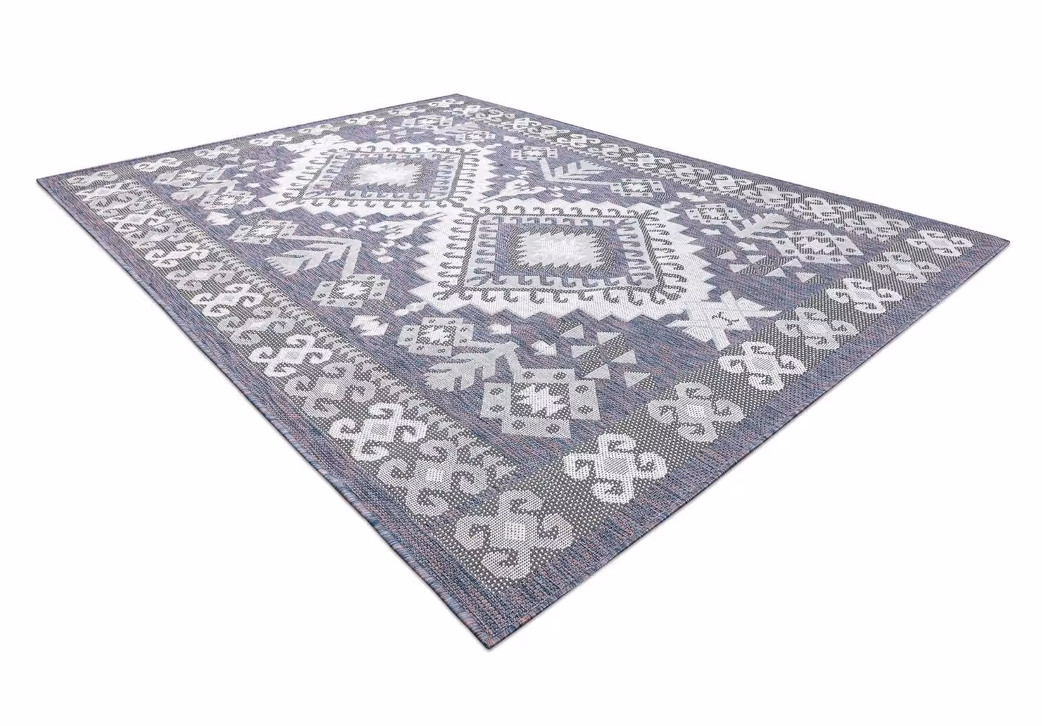 RugsX Sion Blue Ethnic Kilim Rug, W: 80 cm, L: 150 cm – 2