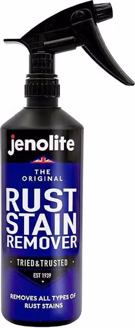 Jenolite Wipe Clean Rust Remover Spray, Transparent, 500 ml