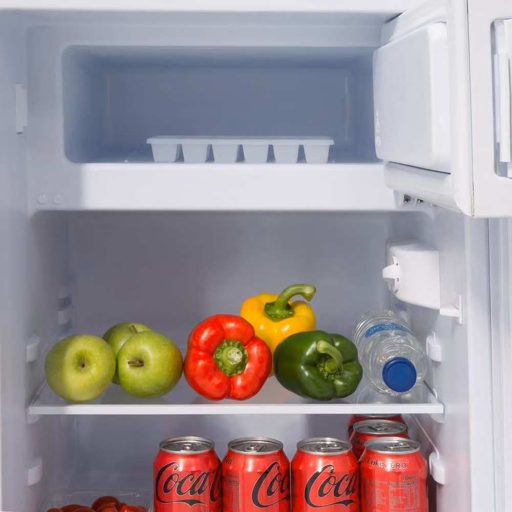 SIA White Free Standing Under Counter Fridge with 3 Ice Boxes and LED Interior Light, Width: 48 cm – 2