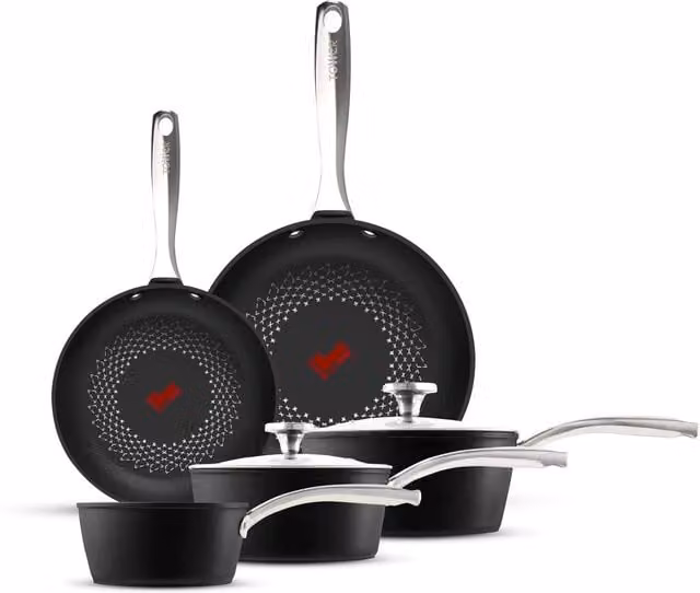 Tower 5pc Non-Stick Cookware Set in Black