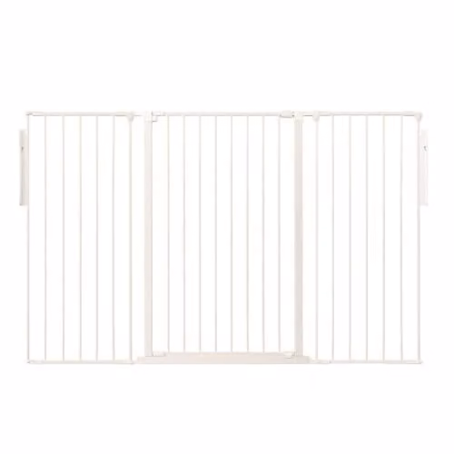 Safetots Premium Extra Tall Room Divider with Door, White, Height: 105 cm, Width: 174 cm – 1